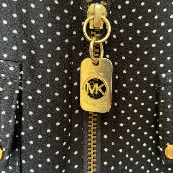 Michael Kors blouse w/ zipper and roll sleeves - Picture 3 of 6